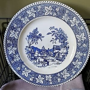 Vintage Homer Laughlin Shakespear Country 10" Dinner Plate